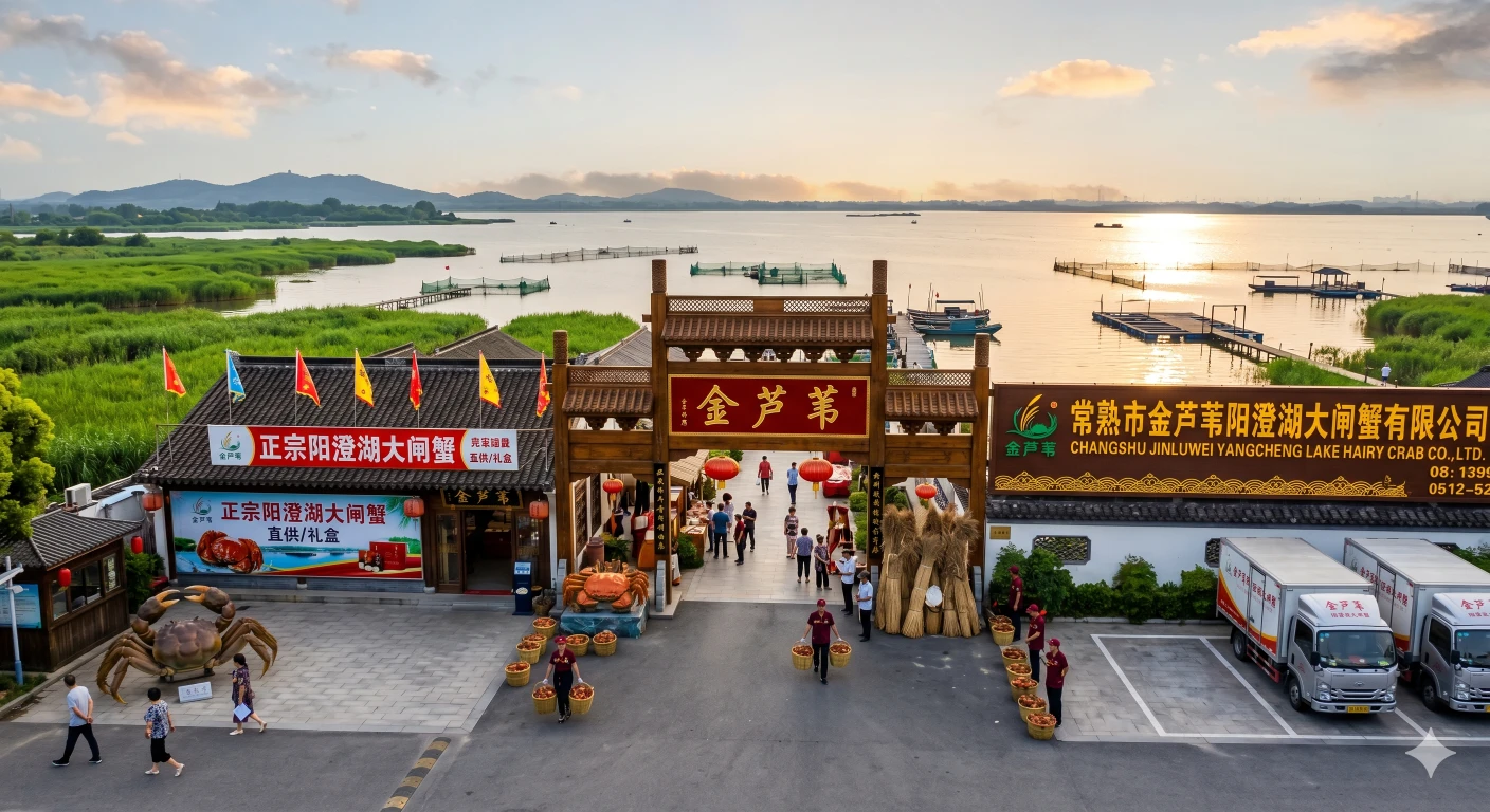 苏秋牌阳澄湖大闸蟹产地与服务门店实景